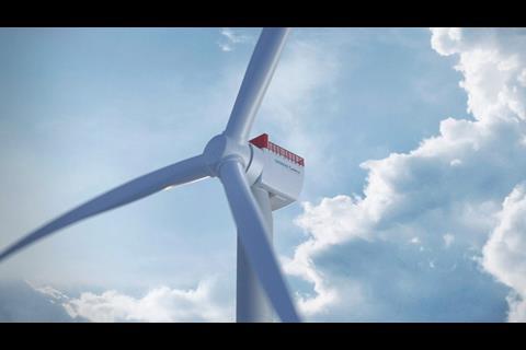 The 14MW Siemens Gamesa SG 14-222 DD will be the most powerful offshore wind turbine (image: Siemens Gamesa)